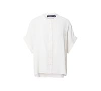 Soaked in Luxury, Femme, Blouses et Chemises, Blanc, Taille: 44 FR Chemise en Soie Blanche avec Manches Larges