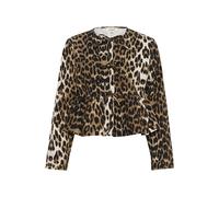 SOAKED IN LUXURY Chemisier 'SLXala' beige / marron / noir, Taille M