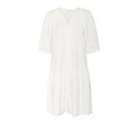 Soaked in Luxury - Élégante robe blanche avec des détails à volants - Femme - Robes - Blanc - Taille: 40 FR