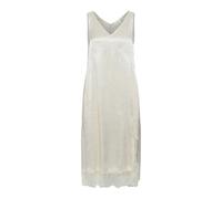 Soaked in Luxury, Femme, Jupes, Blanc, Taille: 42 FR Élégante Robe Midi avec Bordure en Dentelle