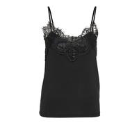 Soaked in Luxury, Femme, Tops, Noir, Taille: 36 FR Débardeur Noir avec Dentelle