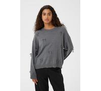 SOAKED IN LUXURY Pull-over gris chiné, Taille L