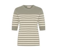 SOAKED IN LUXURY Pull-over 'Spina' crème / gris clair, Taille M