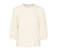 Soaked in Luxury - SweaT-shirt Blanc à Manches 3/4 Whisper - Femme - Tops - Blanc - Taille: 44 FR