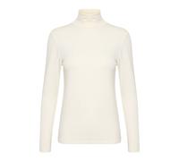 Soaked in Luxury - Top Rollneck LS Doux Whisper White - Femme - Tops - Beige - Taille: 44 FR