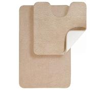 SOANNY Tapis de Bain antidérapants en Microfibre épaisse, 2 pièces, Camel, 50 x 80 cm et 50 x 50 cm, Absorbants, Lavables en Machine