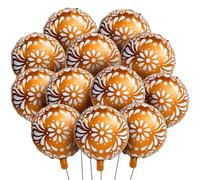 Soaoo Cielito Lindo Lot de 12 ballons de fête sur le thème de Talavera mexicain pour mariage, anniversaire, fête prénatale, fiançailles et accessoires de photomaton