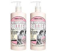 Soap and Glory The Righteous Lot de 2 bouteilles de lotion pour le corps 500 ml