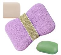 Soap Bag Bath Sponge - Foaming Shower Cleansing Pouch, Body Wash Holder with Soft Mesh Lather Booster, Quick Dry Hanging Loop, Ideal for Gym Spa Trips