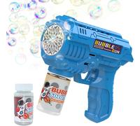 Soap Bubble Guns,Bubble Machine,Soap Bubble Machine Gun Children 5000+Bubbles/Minute with Soap Bubble Solution,Bubble Gun for Child/Birthday/Party.[L9]