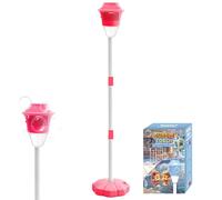 Soap Bubble Lanterns,Machine A Bulle Lumineuse sur Pied,Machine A Bulle Distributeur,Décoration De Paysage Jouet Rechargeable avec Hauteur Réglable pour Le Mariage, Anniversaire(A)