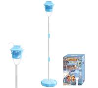 Soap Bubble Lanterns,Machine A Bulle Lumineuse sur Pied,Machine A Bulle Distributeur,Décoration De Paysage Jouet Rechargeable avec Hauteur Réglable pour Le Mariage, Anniversaire(A)