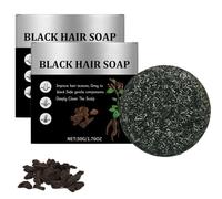 Soap Cover Bar Savon Pour Cheveux Gris,Reverse Grey Hair Bar Shampooing,Hair Darkening Shampoo Bar,Solid Shampoo,Barre De Shampooing Assombrissant Les Cheveux,Barre Inversée Pour Cheveux Gris (2PC)