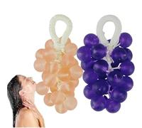 Soap De Raisin,Nourisant Graperie Artisan Soapp,Savon Grappe De Raisin,Mini Savon,Savon Le Naturel,Nettoyant Pour Le Visage Fait à La Main Soap,Soins Peau Douce,L'utilisation Du Quotidien (A+B)
