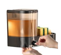 Soap Dispenser Wall Mount, Manual Wall Soap Dispenser, Bathroom Soap Dispenser Rack, Soap Holder Organizer, Wall Dishwashing Liquid Dispenser, Wall Soap Storage, Soap Dispenser with Drain Rack