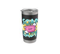 Soap Lady Handicrafts Savonnerie Saponification Gobelet isotherme en acier inoxydable double paroi