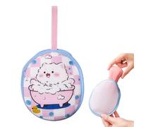 Soap Pouch - Mesh Lather Bag, Deep Cleansing Shower Scrub with Rich Foam Boosting Texture, Quick Rinse Hanging Loop Design, Ideal for Daily Bath Routine Gym Locker Bathroom Travel College