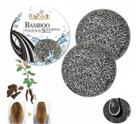 Soap Shampoing Solide Anti Cheveux Blanc Shampoing Solide Shampoing Savon le Naturel pour Black Sésame Nourrit Cheveux Restauration des Cheveux Gris Cheveux Shampoing Solide Cheveux Gras (2PC)