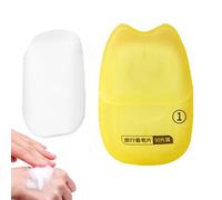 Soap Sheets Travel Pack - 50PCS Foaming Paper Soap, Portable Hygiene Strips | Convenient Indoor Outdoor Soaps, Lightweight Soaps Slices for Camping Hiking Trips Travel Hand Cleaning Use