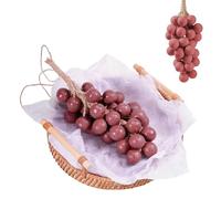 Soaprella Graperie Savons artisanaux, savon au raisin, savons naturels faits à la main pour femmes, bain visage et corps, savon aux grappes de raisin pour la douche, 40 raisins (Red)