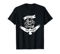 Soar on Wings Like Eagles Citation du Verset de la Bible chrétienne T-Shirt