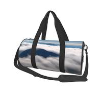 Soaring Above the Clouds - Sac de voyage rond pliable pour le week-end, le week-end, le sport, la gym, noir, taille unique, Noir , Taille unique