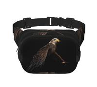 Soaring Eagle Sac banane multifonction imprimé unisexe tendance Sac à bandoulière Sac de rangement de sport de voyage