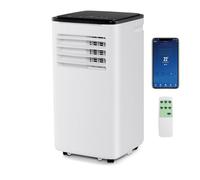 SOARS Climatiseur Mobile avec Evacuation 9000 BTU, Climatiseur 4 en 1 Ventilateur & Déshumidificateur & Refroidisseur & Chauffage, Contrôle Intelligent avec Écran LED/Télécommande/APP, Minuterie 24H