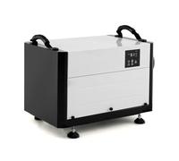 SOARS Deshumidificateur d Air 73,5L/Jour, 403 m³/H, Déshumidificateur Electrique Professionnel, 3 Modes, Tuyau d'Évacuation, Filtre Amovible, pour Cave, Entrepôt, Sous-Sol (58 X 38 X 36 CM,Blanc)