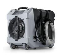 SOARS Déshumidificateur d'Air 85L/Jour, Déshumidificateur Électrique Commercial & Industriel avec Pompe d'Évacuation Automatique, Tuyau d'Évacuation, Minuterie 24H, pour Cave, Usine, Entrepôt (Gris)