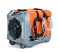 SOARS Déshumidificateur d'Air 85L/Jour, Déshumidificateur Électrique Commercial & Industriel avec Pompe d'Évacuation Automatique, Tuyau d'Évacuation, Minuterie 24H, pour Cave, Usine, Entrepôt (Orange)