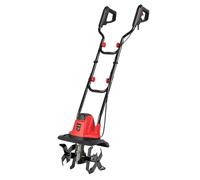 SOARS Motobineuse Electrique Pliable 750W, Largeur de Travail 32 cm, Profondeur de Travail 22 cm, 4 Fraises, Motoculteur avec Interrupteur de Sécurité (Rouge, 32 x 24 x 138 cm)