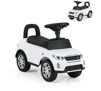 SOARS Porteur Enfant 1-3 Ans, Voiture Enfant Conduite Réaliste avec Volant, Klaxon, Charge 25 KG, avec Roues Antidérapant, Espace de Rangement Caché, Cadeau pour Fille & Garçon (Blanc)