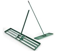 SOARS Râteau de Nivellement de Pelouse 91 X 25 CM, Râteau de Jardin avec Poignée Ergonomique Antidérapante de 170 CM, Fabriqué en Métal de Haute Qualité, pour Jardin, Cour, Terrain de Golf