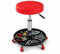 SOARS Tabouret d'Atelier Mobile Charge 170 KG, Chariot à 5 roulettes | Tabouret de Mécanicien à 5 Roulettes, Hauteur Réglable avec Plateau à Outils, pour Entretien Réparation, Automobile Garage