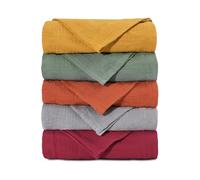Soarwg Kids 003 Lot de 5 Langes carrés en Mousseline pour bébé - Lingettes pour Nouveau-né garçons et Filles - Respirantes et en Mousseline - pour Tout-Petits