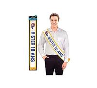 SoBazar - Lot de 2 écharpe Mister 18 Ans - Taille Unique - déguisement