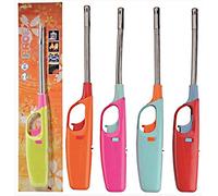 SoBazar - Lot de 4 ALLUME GAZ FLEXIBLE BRIQUET ÉLECTRONIQUE, Multicolore