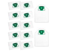 SOBEAU 12 Kit Sacs d'aspirateur compatible avec Vorwerk Kobold VK200 FP200, Accessoires Sacs à Poussière Rechange pour VK 200 FP 200