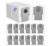 SOBEAU 14 Sacs à Poussière compatibles avec Roborock S8 MaxV Ultra / S8 Max Ultra/Q Revo/Qrevo Pro/Qrevo MaxV/Qrevo S/Qrevo Master Aspirateur, Accessoires Grande Capacité pour Roborock