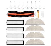 SOBEAU Accessoires de pièces aspirateurs pour Dreame D9, D9 Max,D9 Pro, L10 Pro,19 Détachées,Comprenant 1 Brosse Principale,8 Brosse Latérale,4 Filtre, 4 Chiffons de Nettoyage,2 Brosse de Nettoyage.