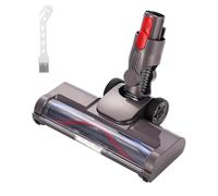 SOBEAU Brosse Compatible avec Dyson V7 V8 V10 V11 V15, Tête de Brosse Rechangeable Acessoire à Entraînement Direct avec 4 Lumières LED pour Sols Durs et Moquettes