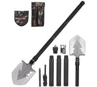 SOBEAU Pelle Pliante, Multifonctionnelle Pelle Pliable 78cm，Pelle avec 3 Combinaisons de Longueurs, Pelle Pliable 180 Degrés, Pelle de Survie pour Camping, Hors Route, Randonnée, Jardin, Chasse