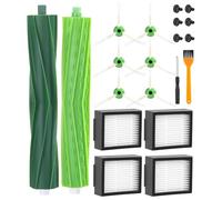 SOBEAU Pièces de Rechange pour iRobot Roomba i/e/j Série,i7 i7+ i3 i3+ i4 i4+ i6 i6+ j7 j7+E5 E6 E7,Accessoires de Remplacement Brosse pour Roomba,1 Brosses Principale,4 Filtres,6 Brosses latérales