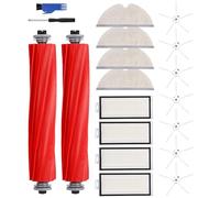 SOBEAU Pièces de Rechange pour Roborock Q7 Max Plus / Q7 Max / Q7 / Q7 Plus, 2 brosse principale, 4 HEPA filtres, 7 brosses latérales, 4 chiffons à serpillère, Kit de Accessoire pour Roborock Q7
