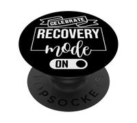 Sober Recovery Mode on Celebrate Sobriety 1 Year Anniversary PopSockets PopGrip Adhésif