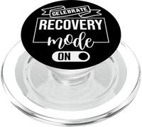 Sober Recovery Mode on Celebrate Sobriety 1 Year Anniversary PopSockets PopGrip pour MagSafe
