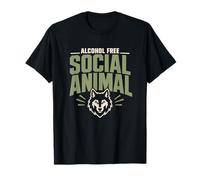 Sober Social Club Zero Proof Cadeau sans Alcool T-Shirt