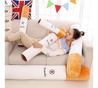Sobeta Coussin de Couchage cylindrique de Fumer créatif Oreiller de Cigarette Smulation Jouets en Peluche Mode