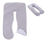 Sobeta Housse de Coussin de Grossesse en Forme de U Confortable et multifonctionnelle, taie d'oreiller Amovible idéale pour Le Sommeil d'une Future Maman 140 x 80 cm